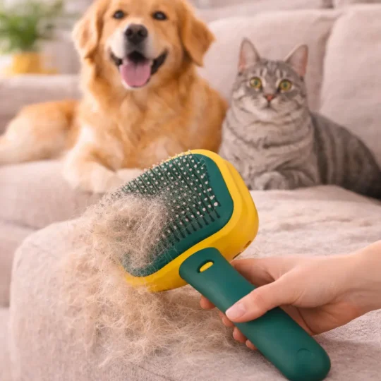 Cepillo Quitapelos para Mascotas | Elimina Pelo en Segundos