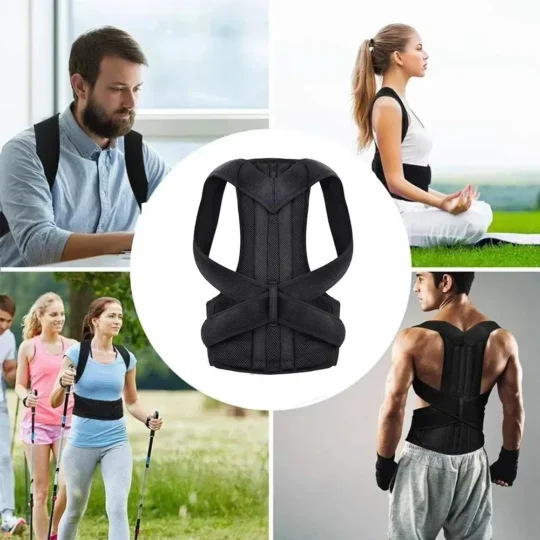 Corrector de Postura Ajustable con Soporte Lumbar – Transpirable Unisex M-XXXL