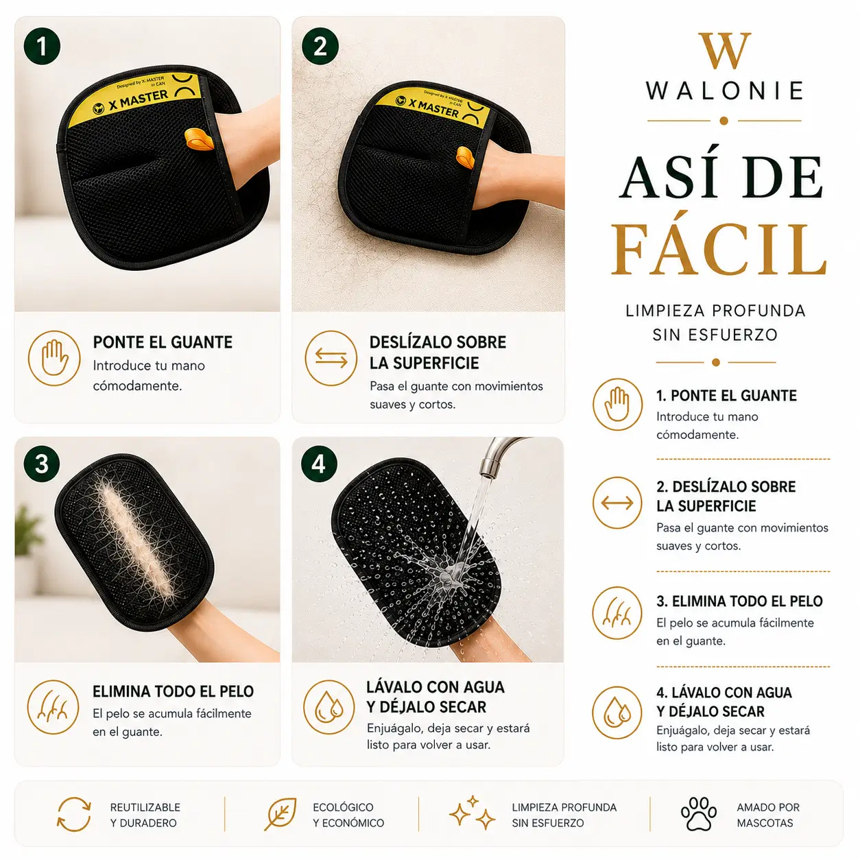 Como se utiliza FurGlove